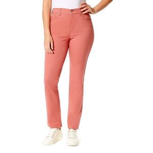 GLORIA VANDERBILT Amanda Classic High Rise Tapered Jean Begonia Bloom Jeans